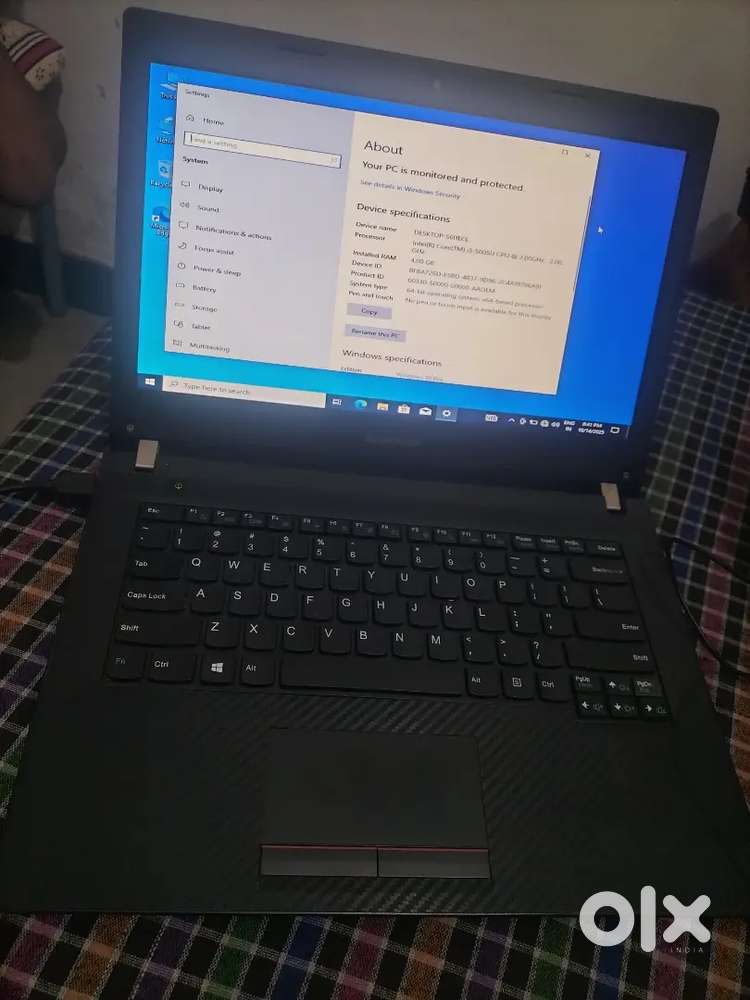 Lenovo 4 ram 512 ssd  i3 5th gen
