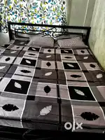 Wrought iron double bed