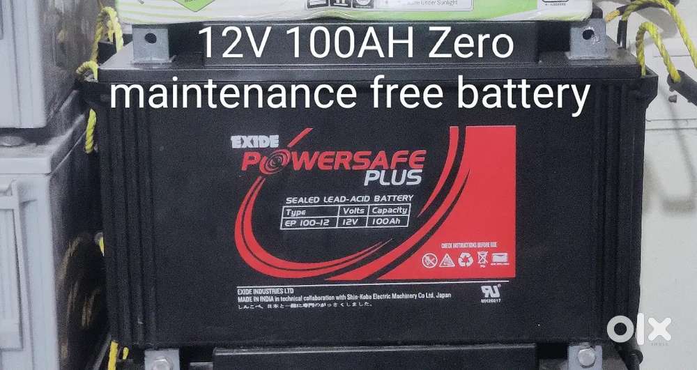 Exide batteries Zero maintenance used batteries in excellent condition