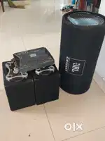 JBL car speakers, Amplifier and subwoofer