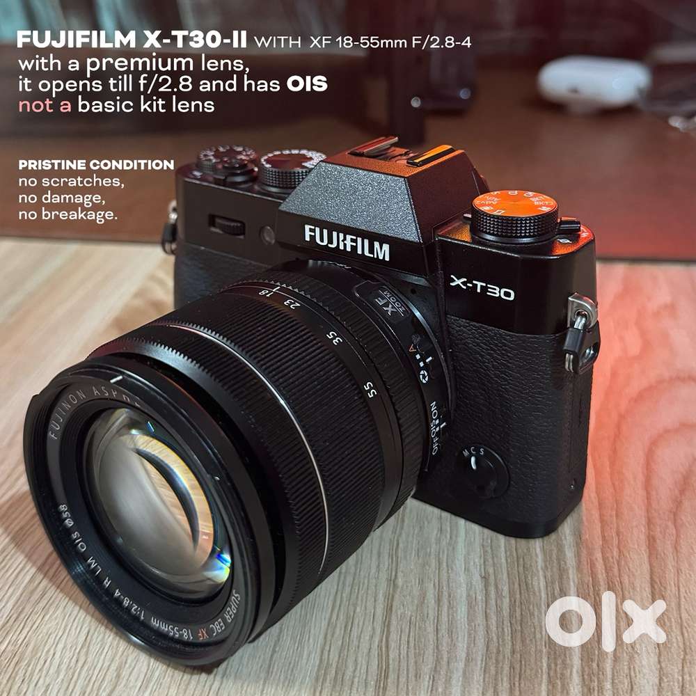 Fujifilm X-T30 II + XF 18-55mm f/2.8-4 Lens – Excellent Condition