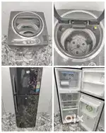 I'd56 IFB 6.5kg top load fully automatic washing,& double door fridge