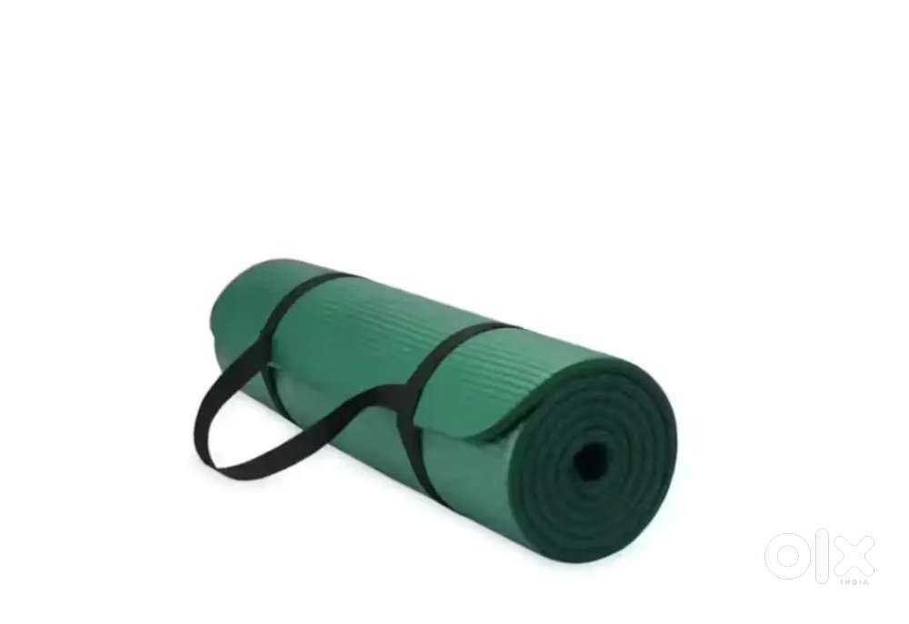 Yoga mat green colour brand new with CARRYING STRAP