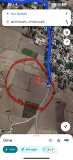Bahodapur se 22 km 35 min ki duri per 17 lack ka beega