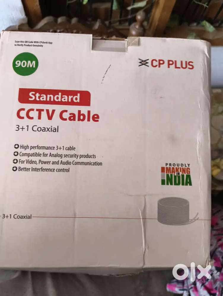 Cctv camera wire