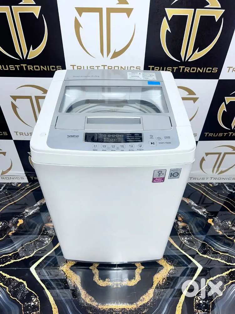 Silver Lg Smart Inverter 6.2kg top load Fuly Automatic washing machine