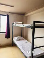 Hostel room with bunker beds for boys