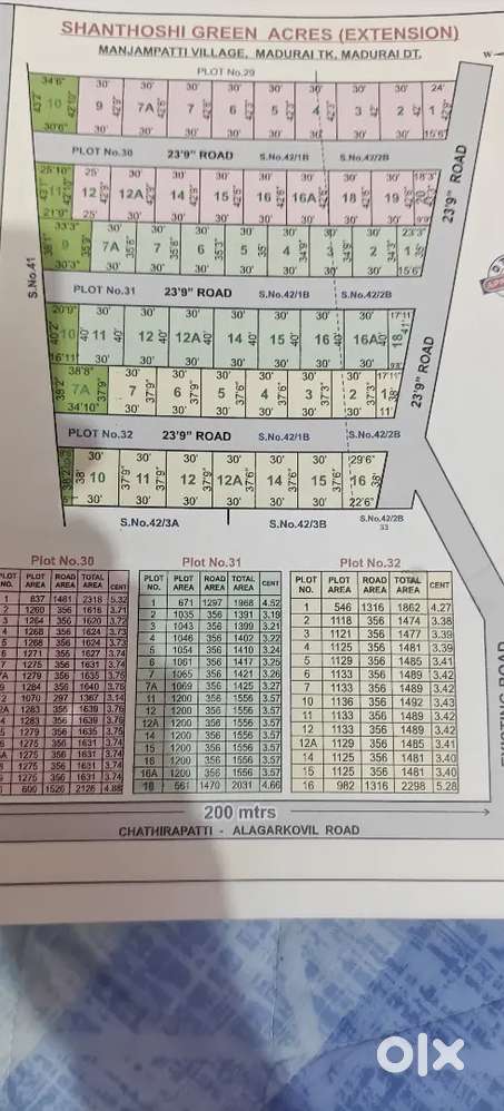 Plots for sale near by natham byepass