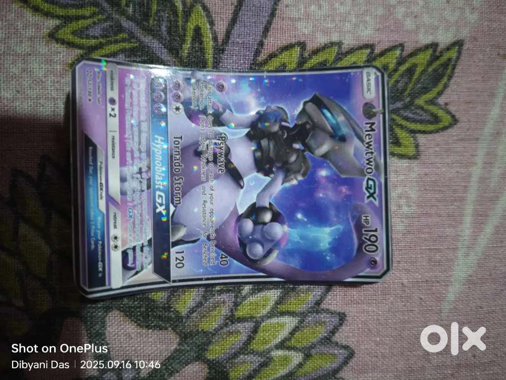 Pokemon card mewtwo