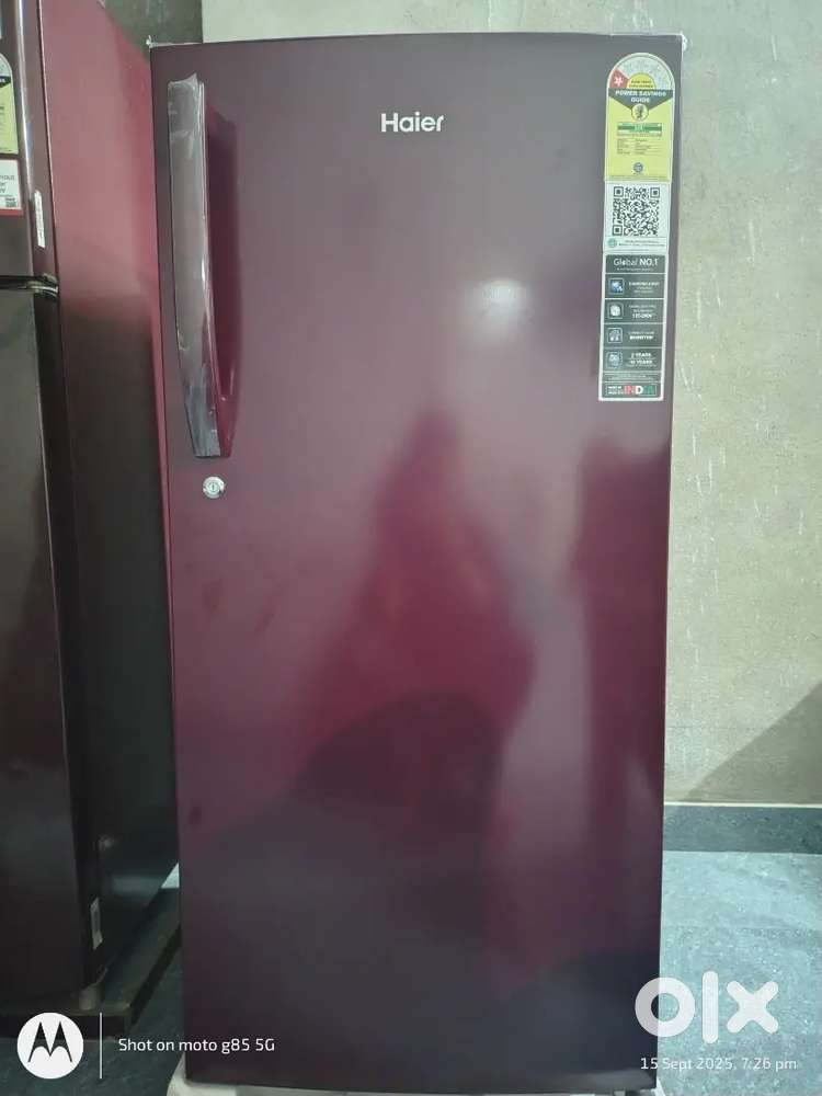Haier fridge 190ltr single door direct cool