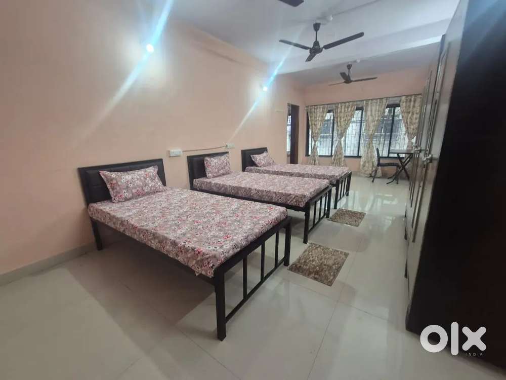 IN GHANSOLI Fully furnished premium pg ac non ac no brokerage