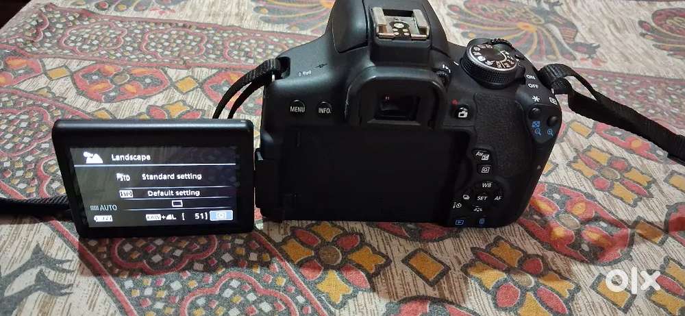 Canon eos 750d,photo with video 4k