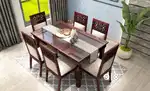 6 seater Brown dining table
