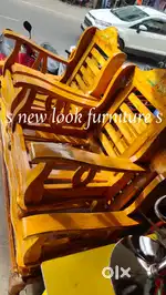 WOODEN SOFA 3+2 SATH .AKESHA WOOD AVAILABLE