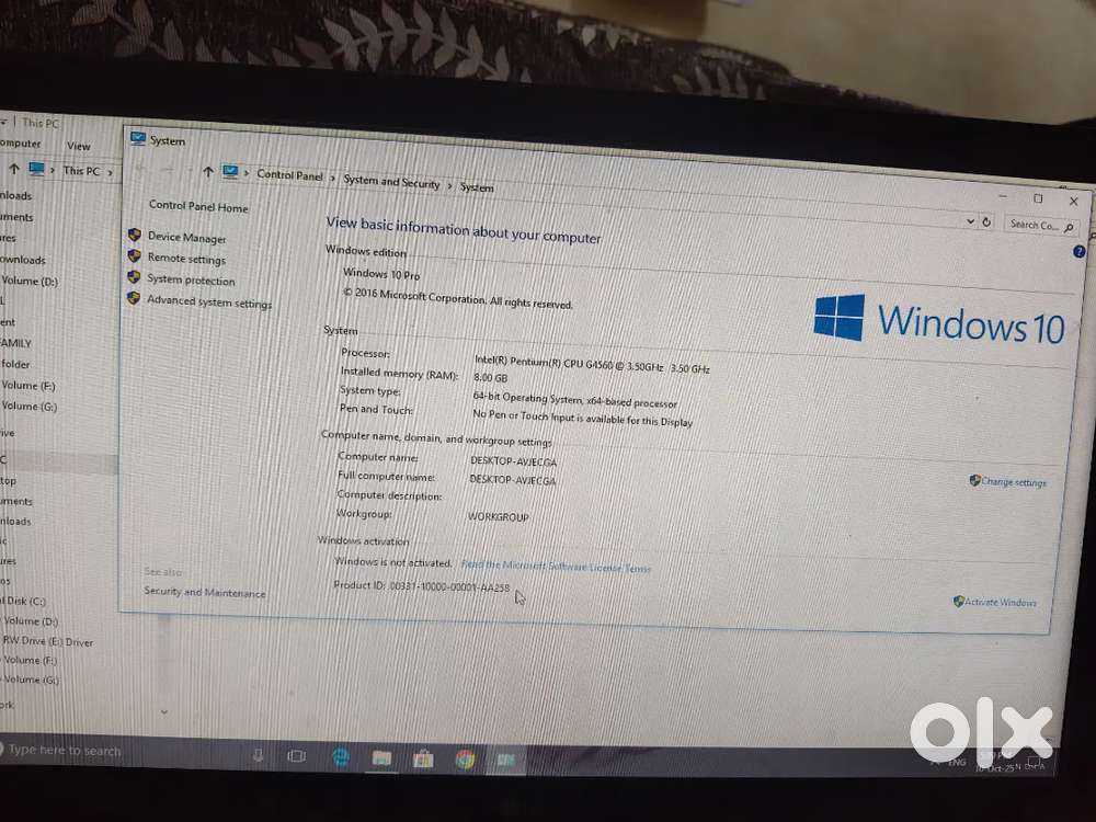 Computer for sell 15,999 withall components monitor cpu keyboard mouse