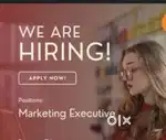 Urgently wanted marketing executive