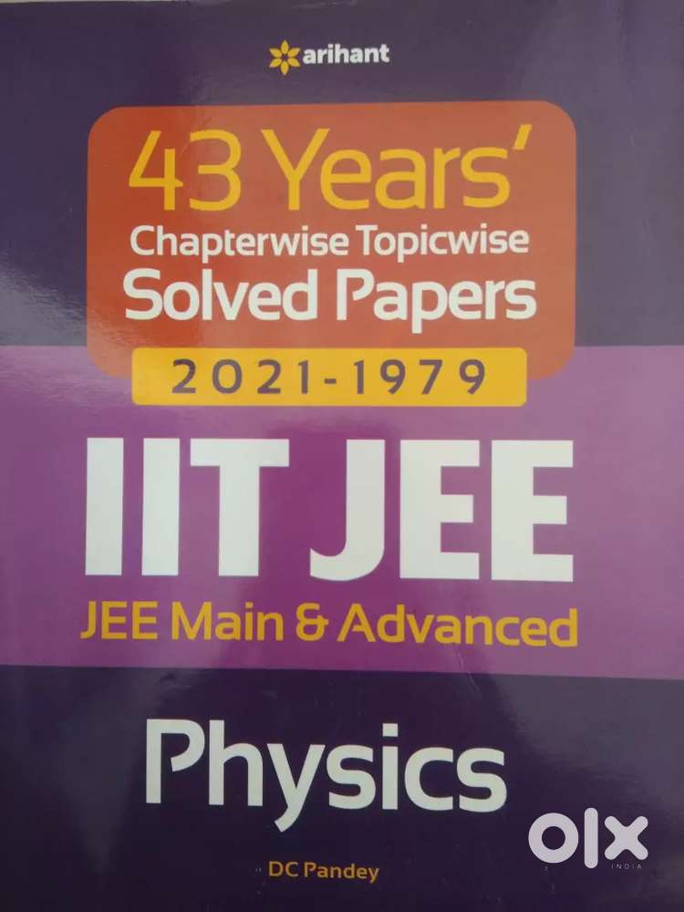 Physics solved papers of iit jee