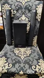 Portronics 100wt sound bar with wired subwoofer in good condition