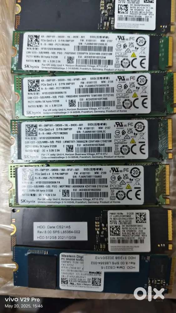 I'm buying old pc processor i3 i5 i7 i9 ram ddr4 or ddr5 ssd nvme buy