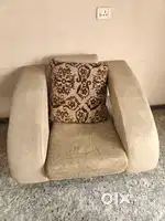 Sofa set with maximum of 5 people sitting