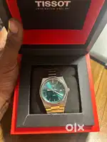 Tissot PRX 40mm green quartz watch