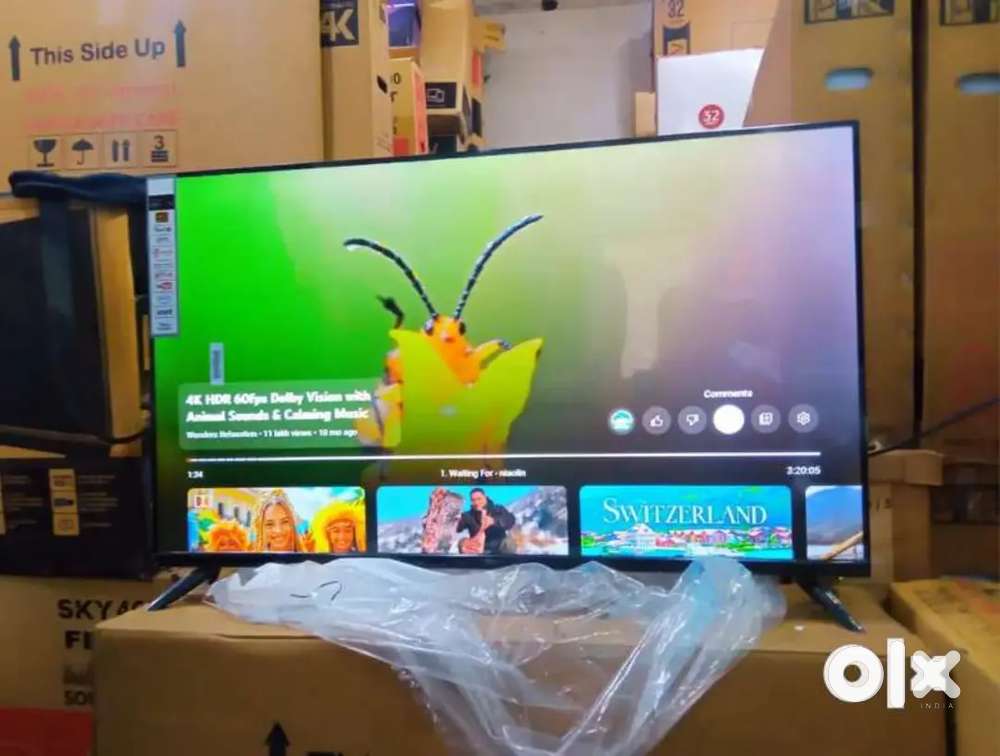 Factory price new box pack led tv 4k smart Android ips panel 1yr wrnty