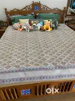 Bed (double bed for  sale with side tables )