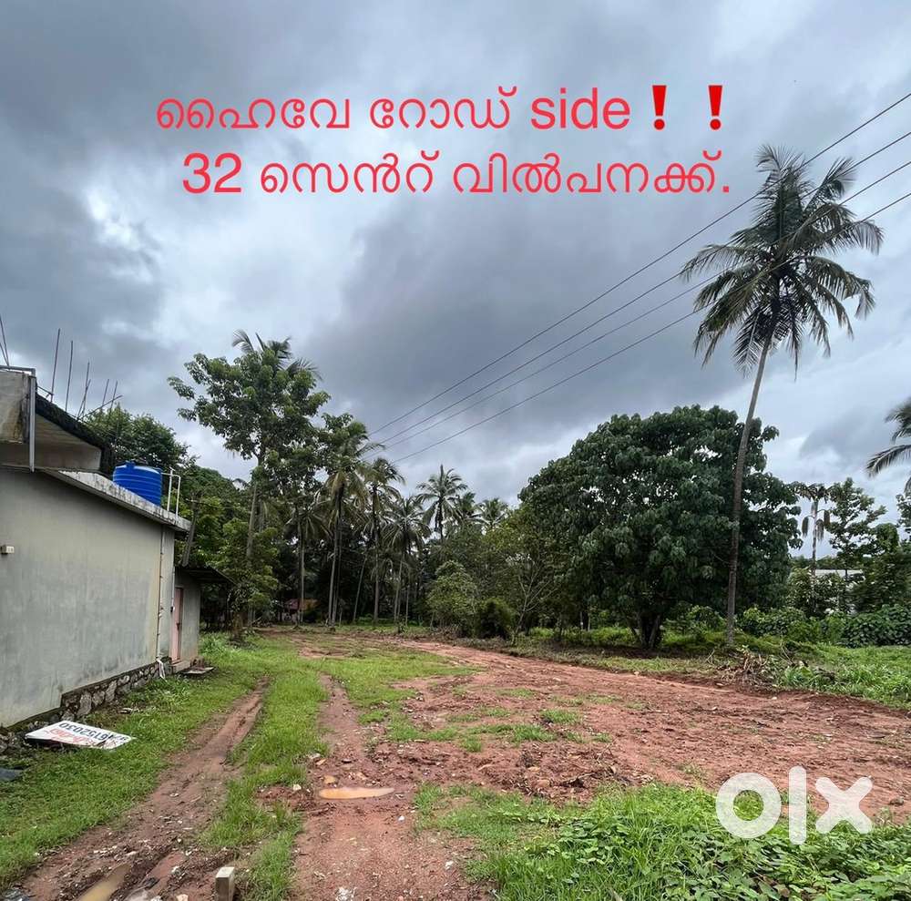 32 cent highway side plot for sale