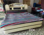 Double bed with storage box