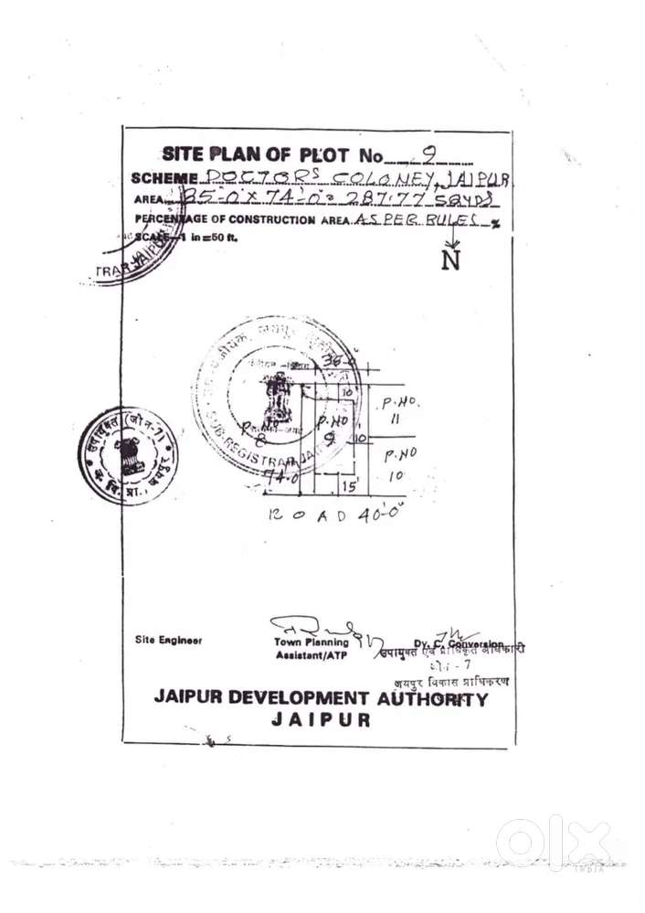 287 Gaj Doctors Colony 40 feet road