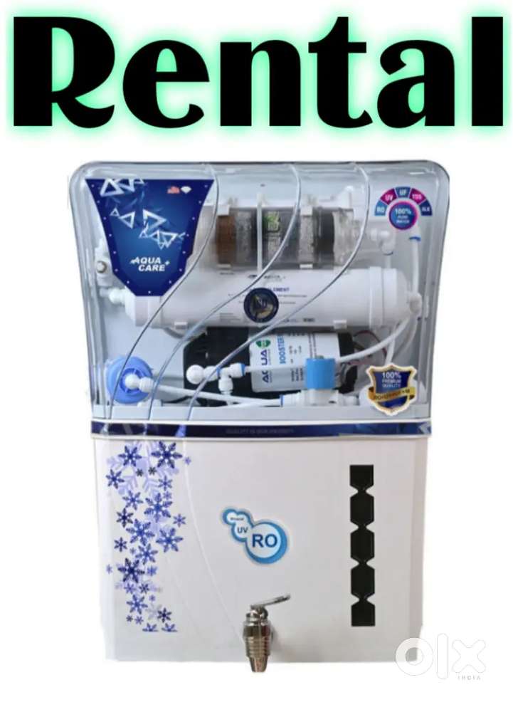 Ro water purifier available on rent