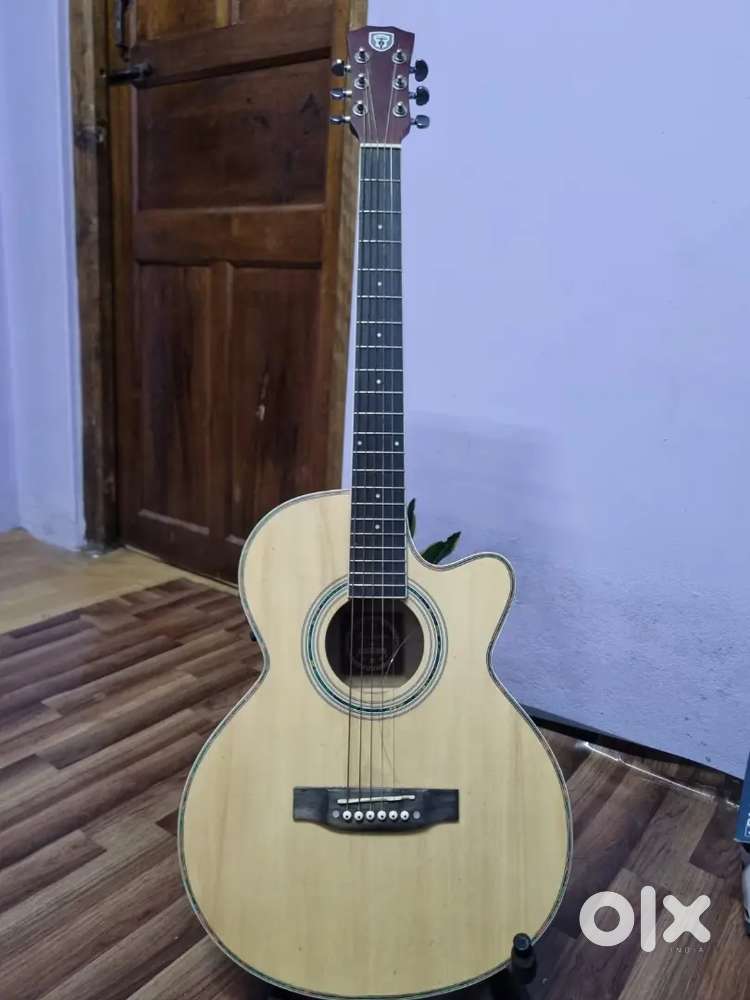 Techno semi-acoustic guitar