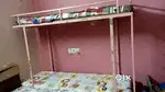 Kids bed bunker bed ..self maked iron bed ...