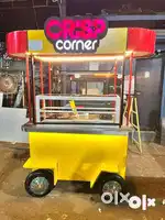 All New premium yellow and Pink Food cartt on wheels manufcaturer