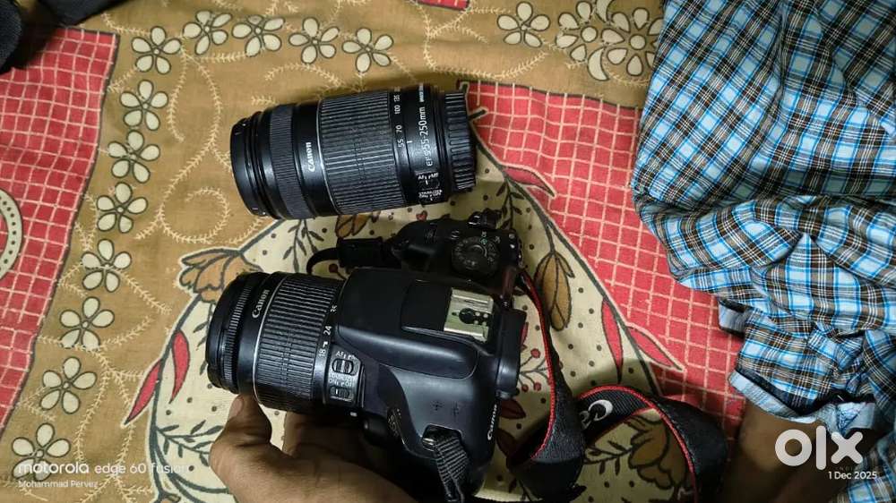 Dslr CANON EOS1500D CAMERA two lence
