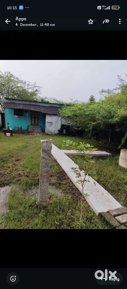 1800sq land with small house