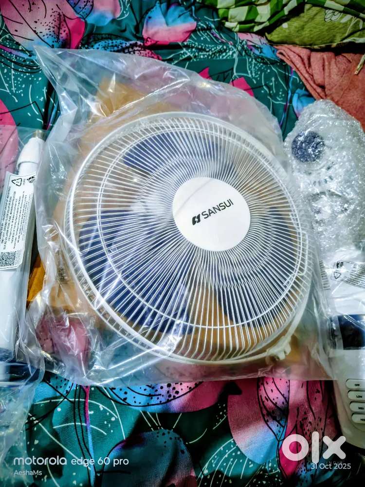 Sansui Chetak High-Speed Pedestal Fan – Brand New