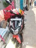 TVS NTORQ 125 RACE EDITION RED AND BLACK COLOR