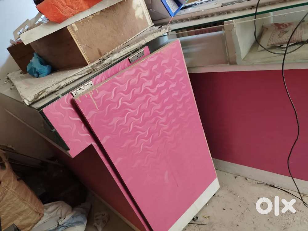 Counter of cloth shop