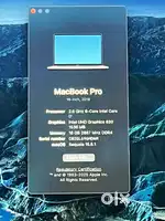 Macbook pro i7 2019 512 GB