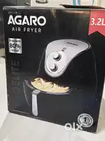 AGARO 1300W, 3.2L, Air Fryer with Rapid 3D Uniform Heating, Black