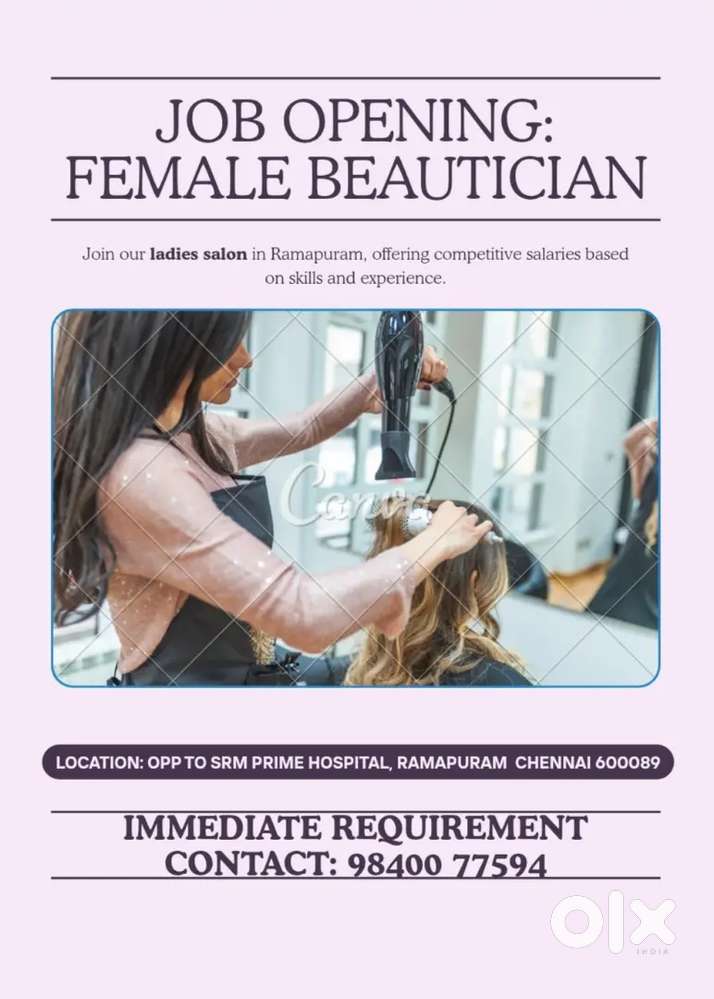 Female beautician