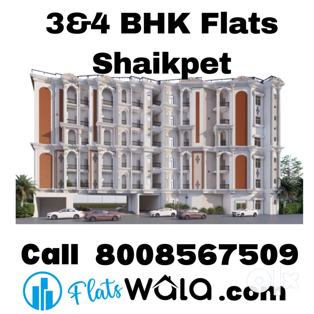 Elegant Shaikpet Flats: 3 & 4 BHK - Secure & Spacious