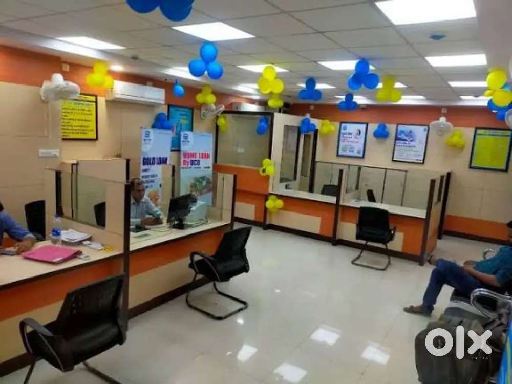 Wanted m/ f staffs inside bank office [ freshers ] 9.30 to 5.30