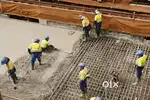 Steel and shuttering work in construction