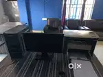 Desktop with Printer