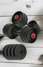 Adjustable Dumbbell Set – 20kg Total with Rods & Locks