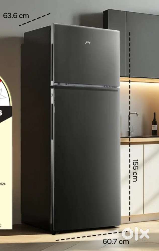 Godrej double door fridge
