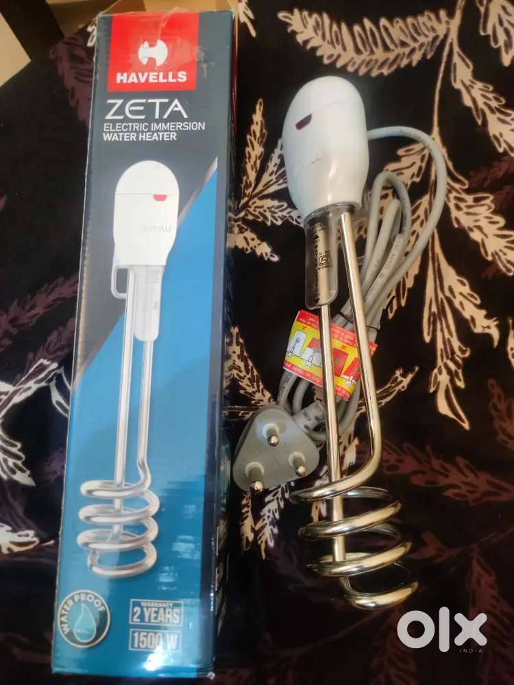 havells zeta electric immersion rod (brand new with packing)