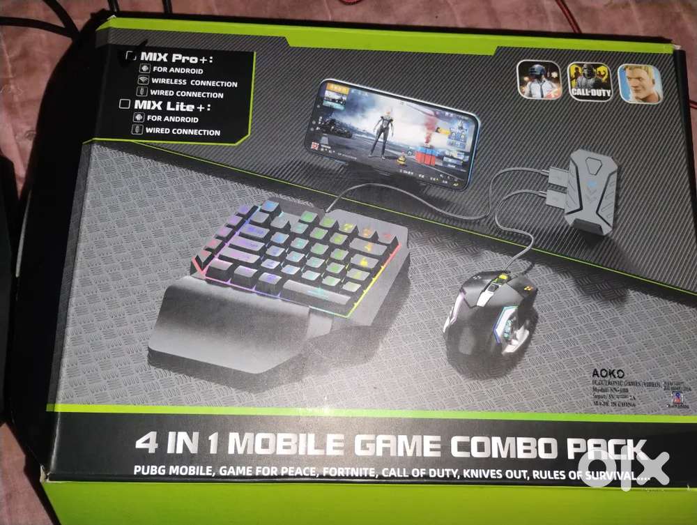 4 in 1 mobile gaming combo pack